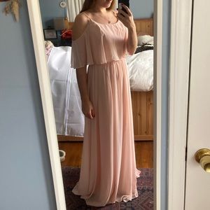 Revelry Layla Bridesmaid Dress in First Kiss Pink